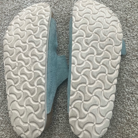 Birkenstock Blue Double Strap Sandal Flats Size 6.5 - Picture 5 of 6